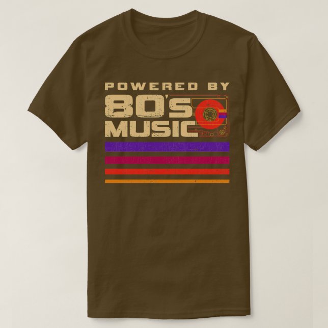 Mit 80er Music T-Shirt (Design vorne)