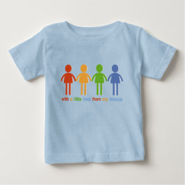Mit A wenig Hilfe von meinen Freunden Baby T-shirt