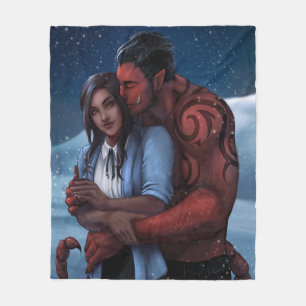 Mit Alien Warlord Throw eingeschneit Fleecedecke