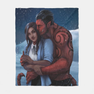 Mit Alien Warlord Throw eingeschneit Fleecedecke