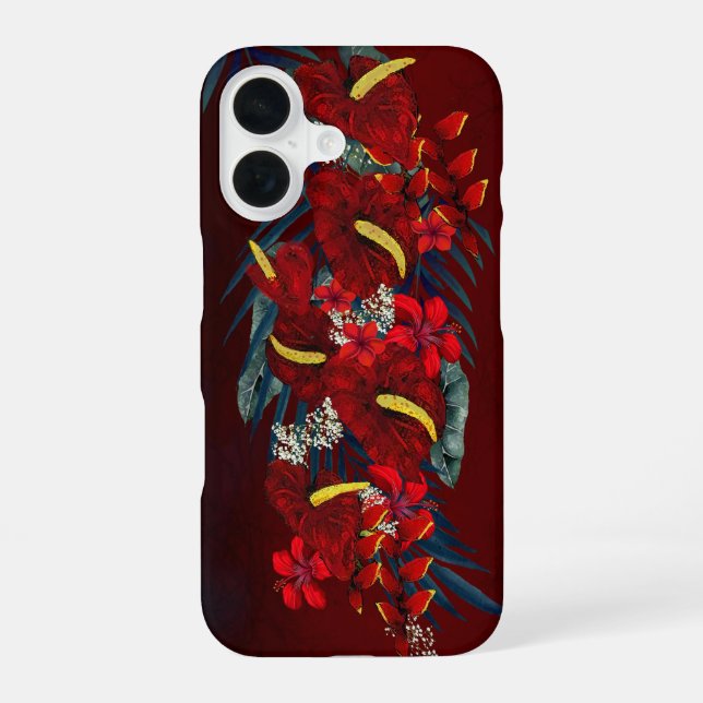 Mit Aloha Phone Case iPhone 16 Hülle (Rückseite)