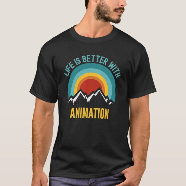 Mit Animationshobbyist T-Shirt (Vorderseite)