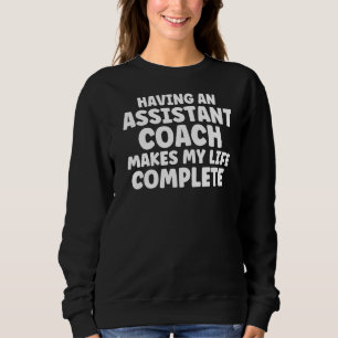 mit Assistenztrainer Sweatshirt