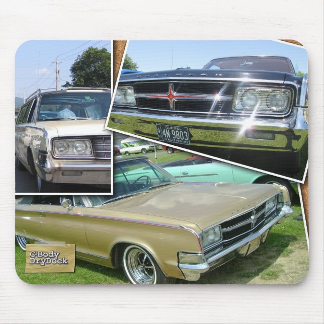 Mit Augen Glaschrysler Mousepad (Vorne)