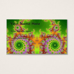 Mit Augen grünes Fraktal