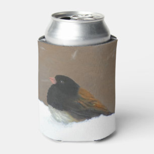 Mit Augen Junco-Malerei - Original Bird Art Dosenkühler