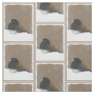 Mit Augen Junco-Malerei - Original Bird Art Stoff