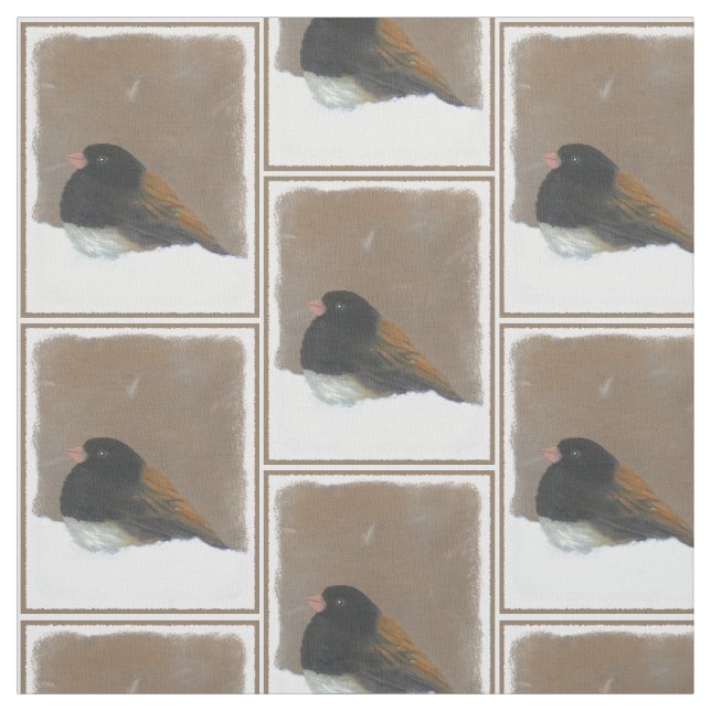 Mit Augen Junco-Malerei - Original Bird Art Stoff (Muster)