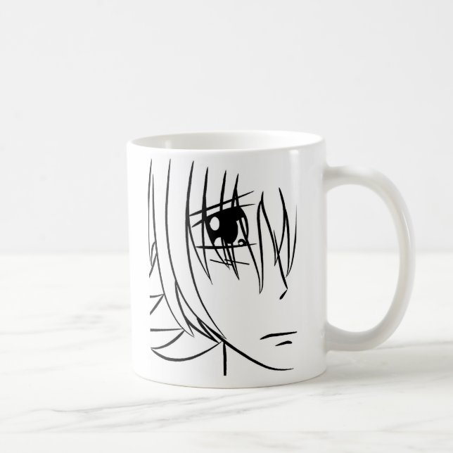 MIT AUGEN - Kaffee-Tasse Kaffeetasse (Rechts)