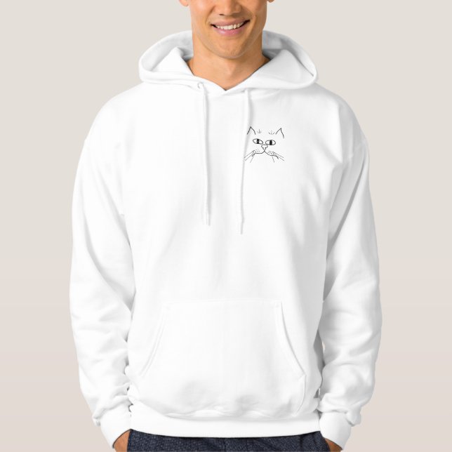 Mit Augen Kreuzung Hoodie (Vorderseite)