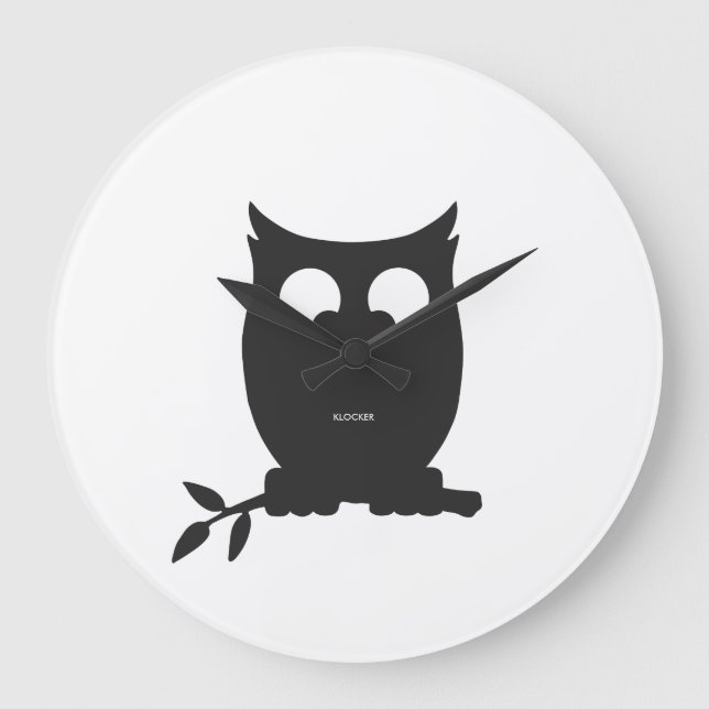 Mit Augen OWL Große Wanduhr (Vorderseite)