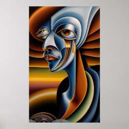 Mit Augen Riese Sleepy - Ken Gage Art Poster