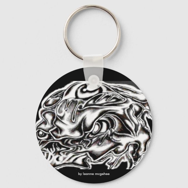 mit Augen Schädel Schlüsselanhänger (Vorderseite)