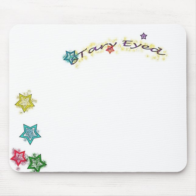 mit Augen vereinfacht Mousepad (Vorne)