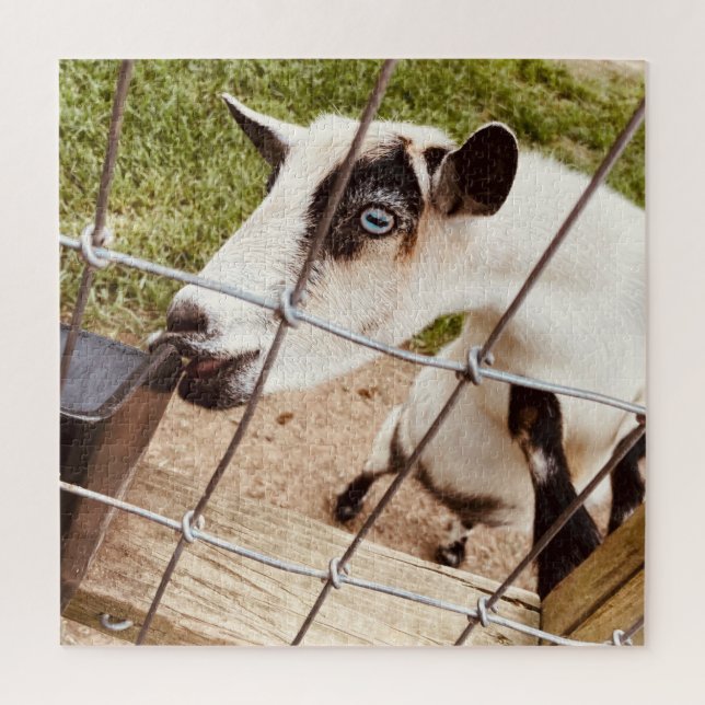 mit Augen Ziege Puzzle (Vertikal)