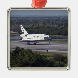 Mit Austragsrutsche unfurled 2 Silbernes Ornament