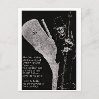 mit Behinderung Ahab Postkarte