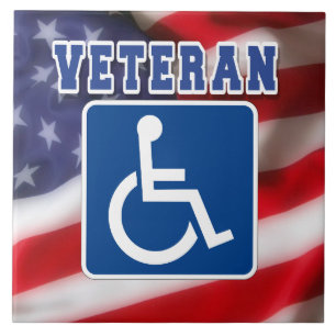 Mit Behinderung behinderte Veteranen USA Fliese