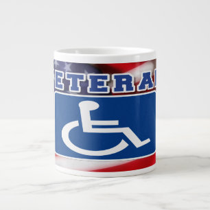 Mit Behinderung behinderte Veteranen USA Jumbo-Tasse