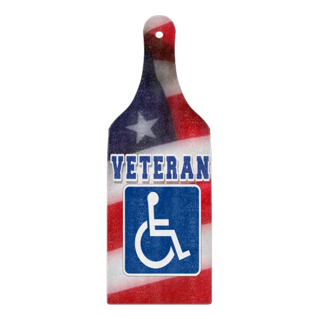Mit Behinderung behinderte Veteranen USA Schneidebrett (Vorderseite)