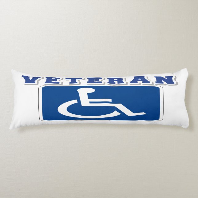 Mit Behinderung behinderter Veteran Seitenschläferkissen (Vorderseite)