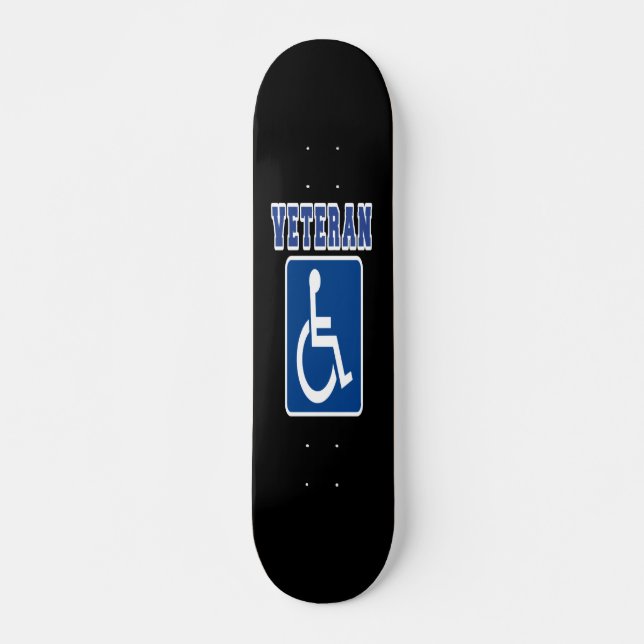 Mit Behinderung behinderter Veteran Skateboard (Vorne)