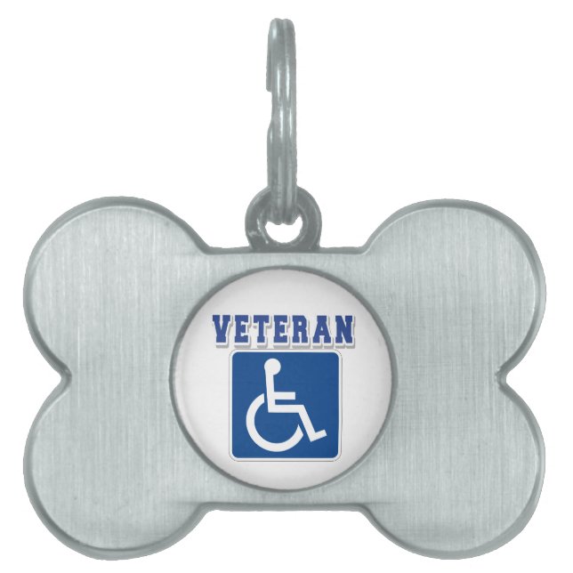 Mit Behinderung behinderter Veteran Tiermarke (Vorderseite)