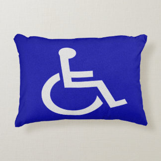 Mit Behinderung für Behinderte Dekokissen