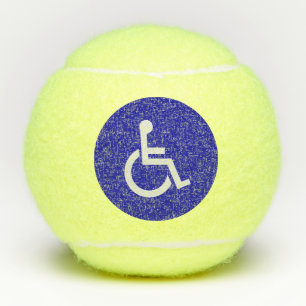 Mit Behinderung für Behinderte Tennisbälle