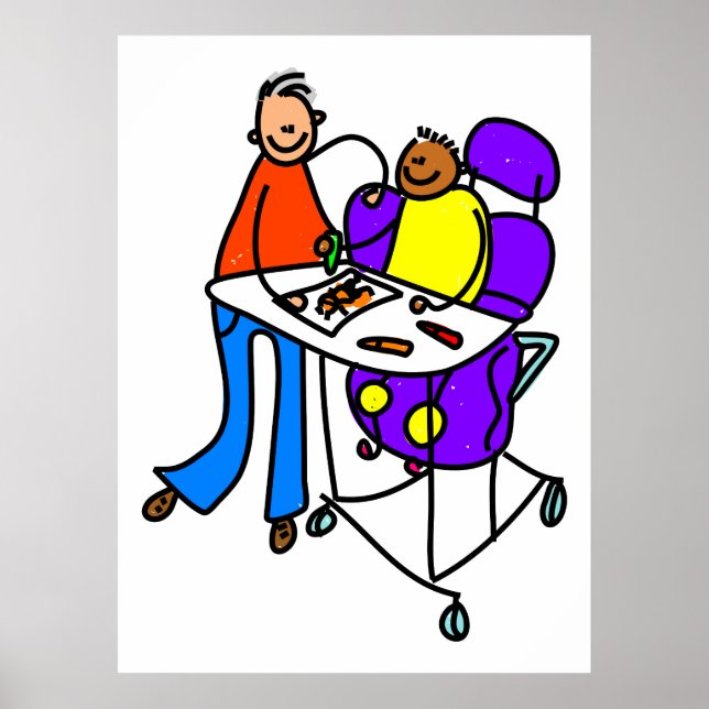 Mit Behinderung Junge Poster (Vorne)