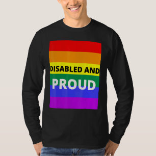 Mit Behinderung und stolz T-Shirt