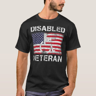 Mit Behinderung Veteran für Vater Großveteran Amer T-Shirt