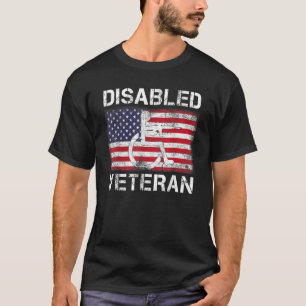 Mit Behinderung Veteran für Vater Großveteran Amer T-Shirt