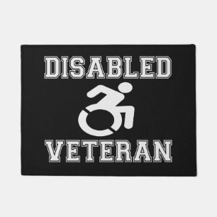 Mit Behinderung Veteran Fußmatte