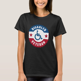 Mit Behinderung Veteran Handicap Militärsoldat Vet T-Shirt