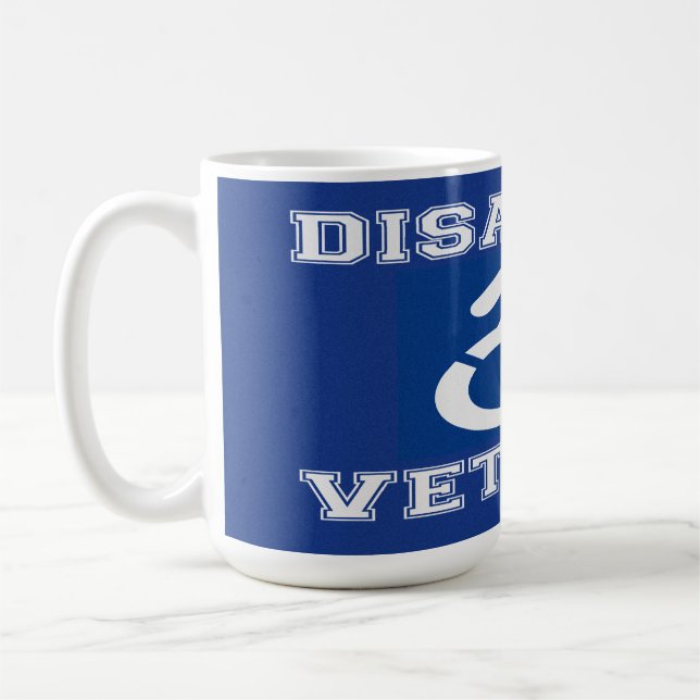 Mit Behinderung Veteran Kaffeetasse (Links)