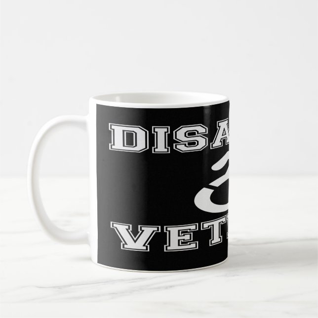 Mit Behinderung Veteran Kaffeetasse (Links)