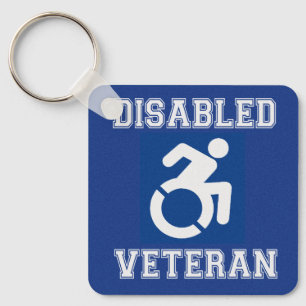 Mit Behinderung Veteran Schlüsselanhänger