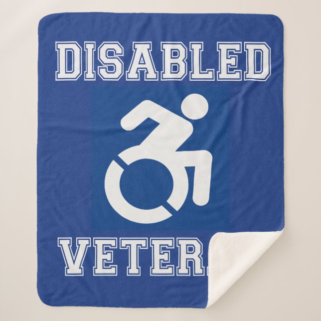 Mit Behinderung Veteran Sherpadecke (Vorderseite)