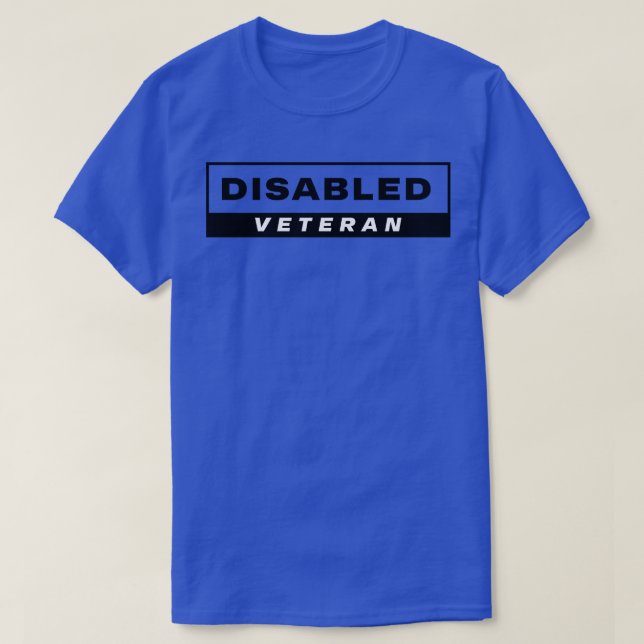Mit Behinderung Veteran T-Shirt (Design vorne)