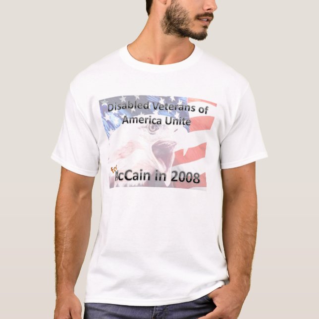 Mit Behinderung Veterane von Amerika vereinigen T-Shirt (Vorderseite)