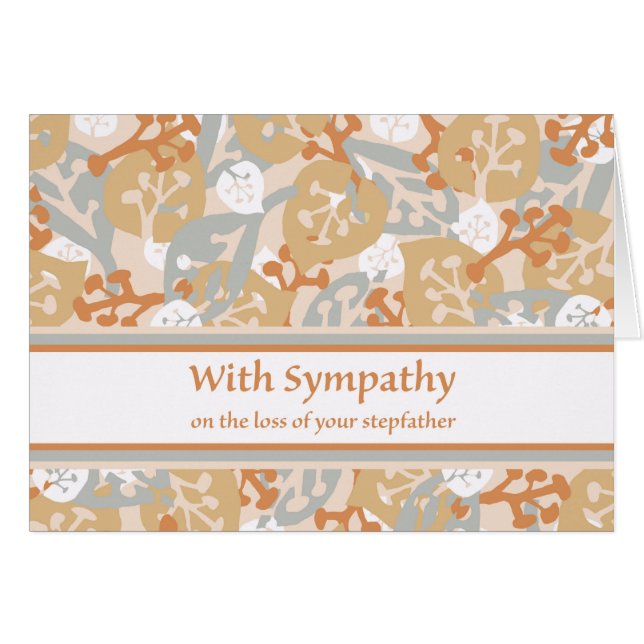 Mit Beileid auf dem Verlust Ihres Stepfather (Vorderseite (Horizontal))