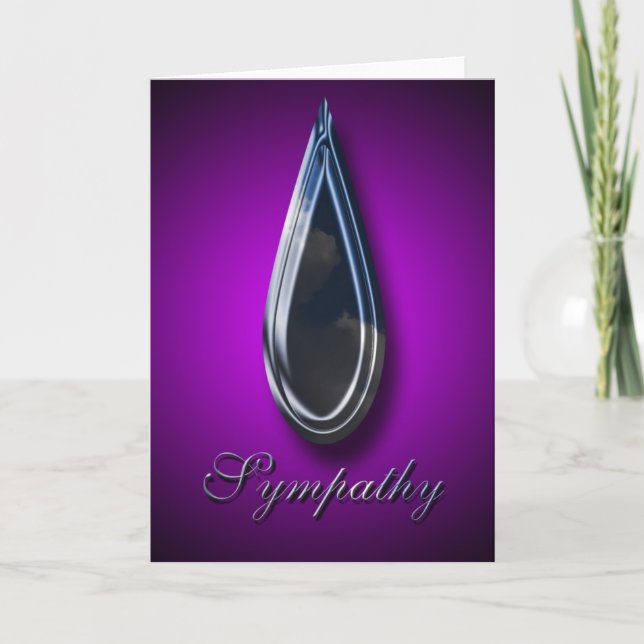 mit Beileid in Zeiten des Verlustes Karte (Vorderseite)