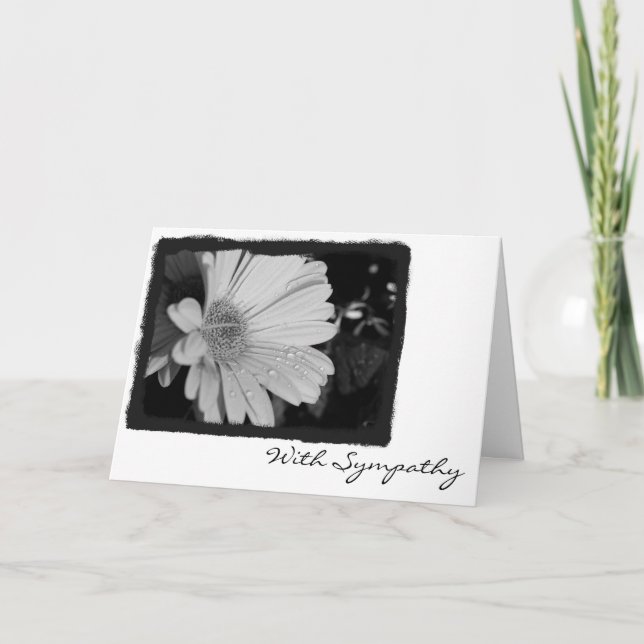 Mit Beileid Karte (Vorderseite)