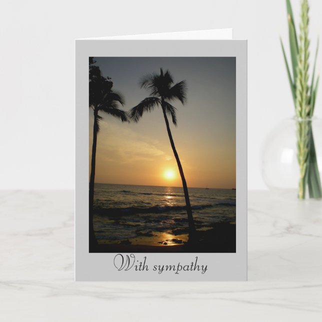 Mit Beileid Karte (Vorderseite)