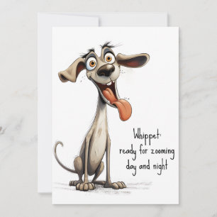 Mit benutzerdefiniertem Text 🐶 verrückte 🤪 Feiertagskarte