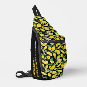 🍋 Mit benutzerdefiniertem Text 🍋 Zitronenpickleb Crossbody Bag