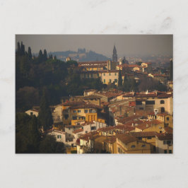 Mit Blick auf Florenz, Italien Postkarte