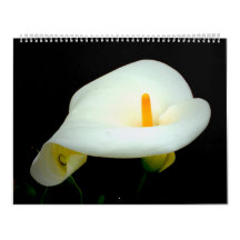 Mit Blumen auf Schwarzem