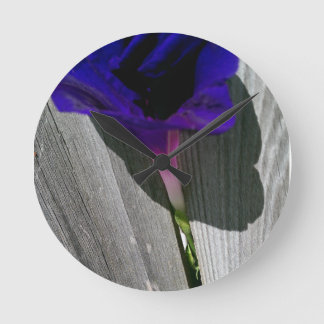 Mit Blumen Runde Wanduhr